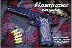 2023 Wall Calendar Guns - Gun Lovers Almanac featuring Revolvers, Pistols, and Tactical Armaments