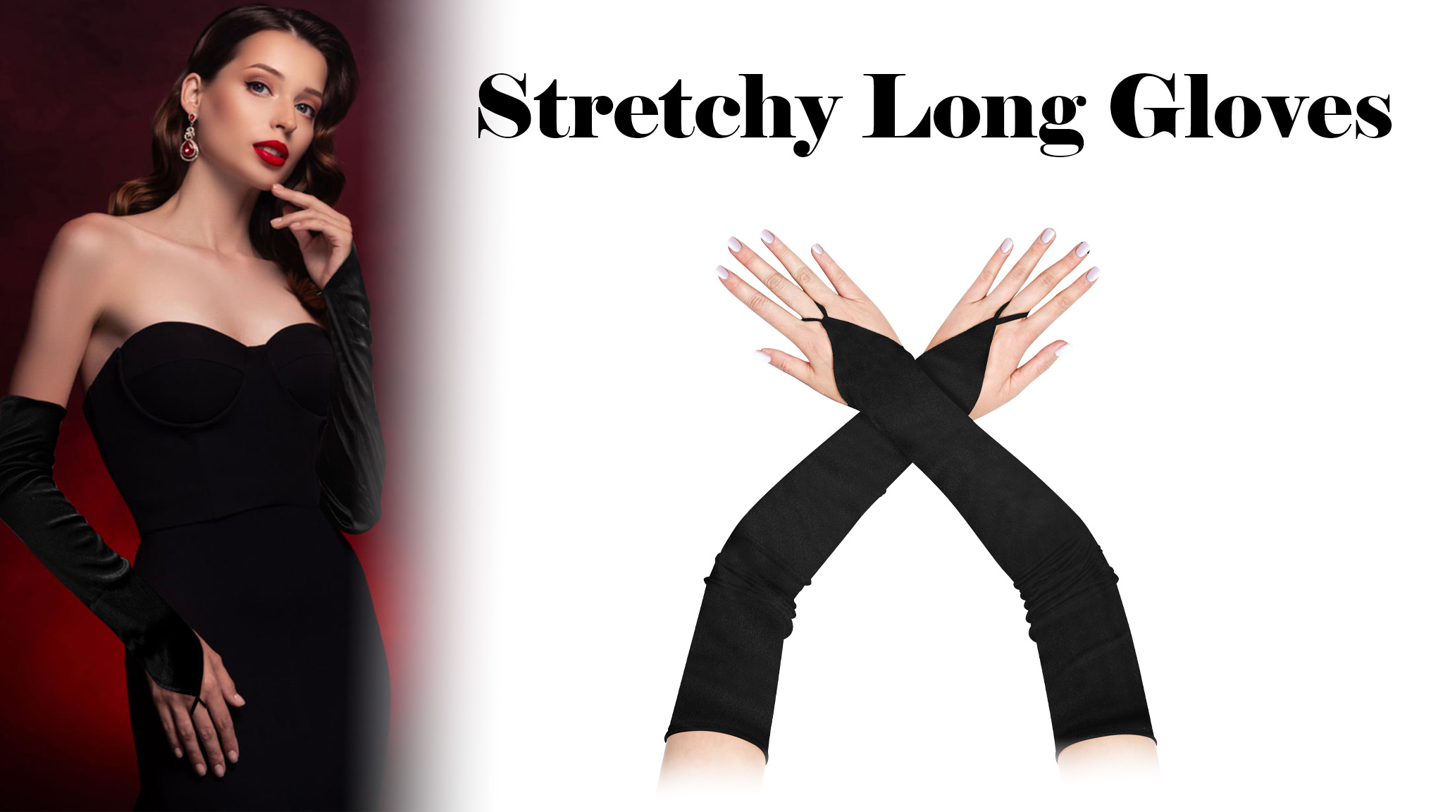 Amazon.com: Fingerless Opera Gloves For Women 20
