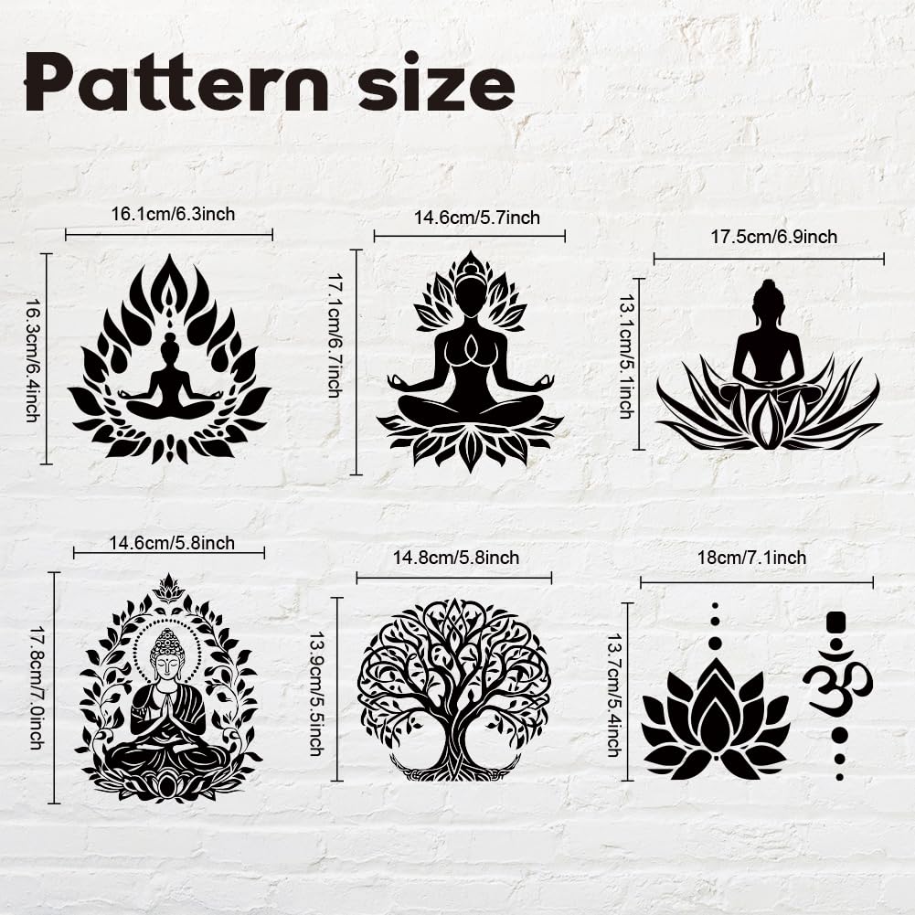 AHANDMAKER Lot De 6 Autocollants Pour Plaque D'interrupteur, Sapins, Forêt, Autocollants Créatifs Pour Interrupteur, Prises Murales, Prises, Rebord