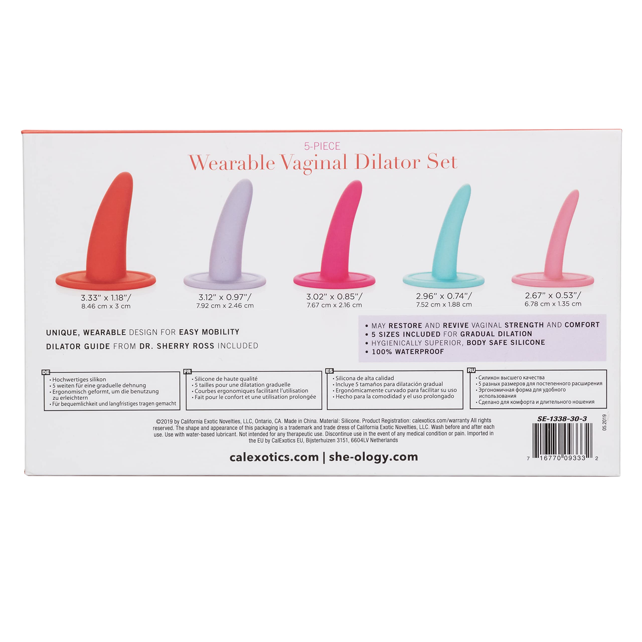 California Exotic Novelties Juego de Dilatadores Vibradores