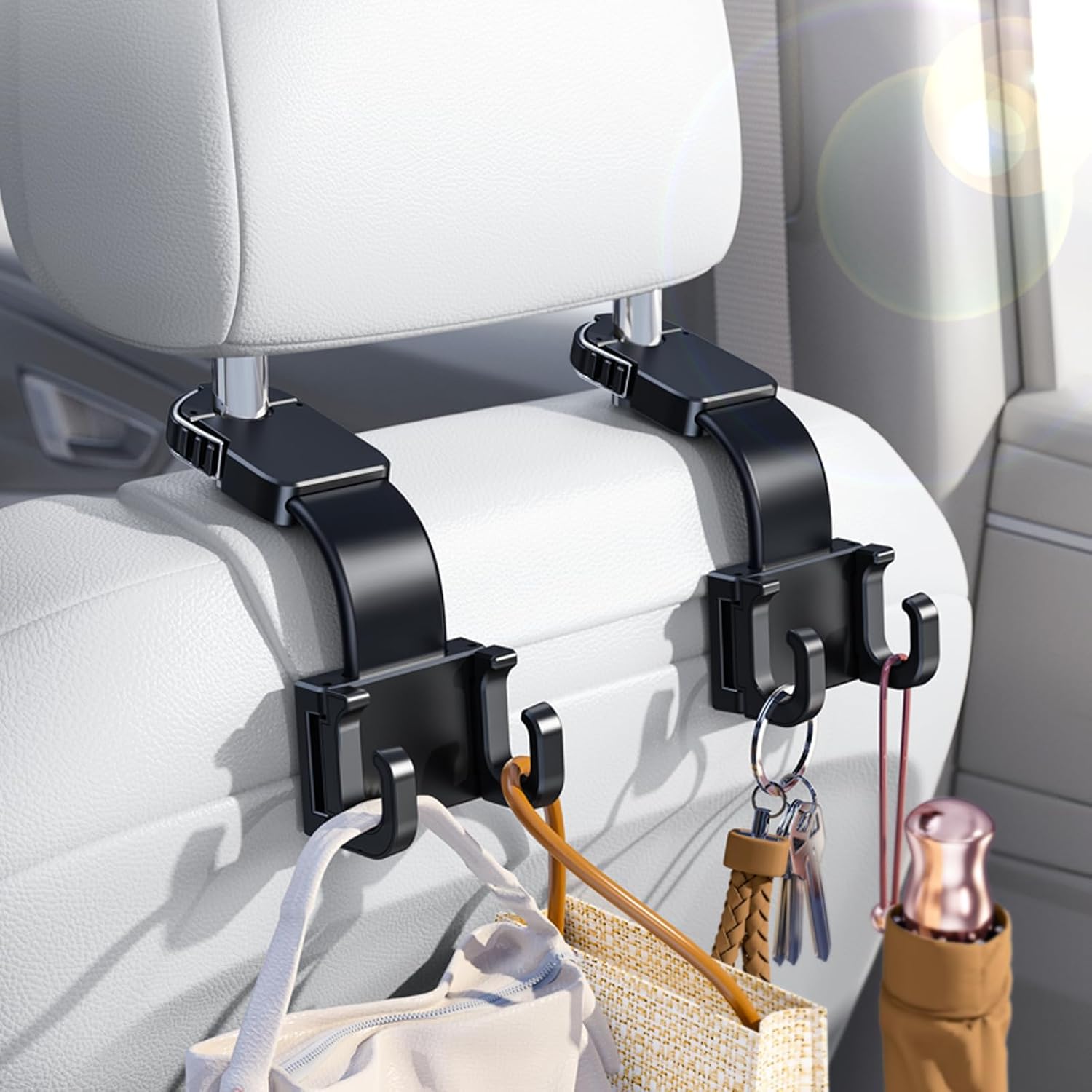 Headrest Hook for Car Seat Back, Multifunctional Car Kuwait Ubuy