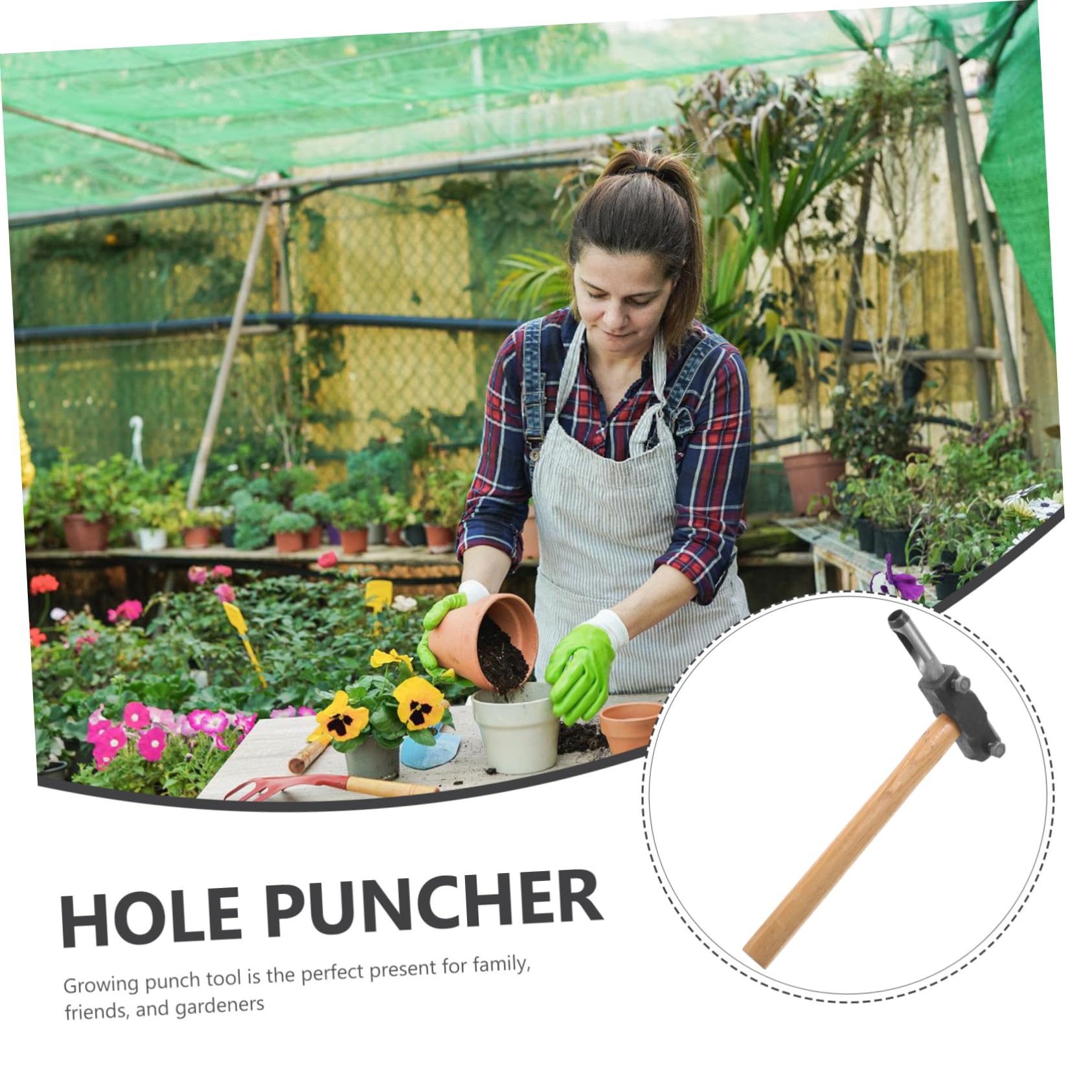 Amazon.co.jp: Levemolo キノコハンマー 丸太接種パンチ キノコ