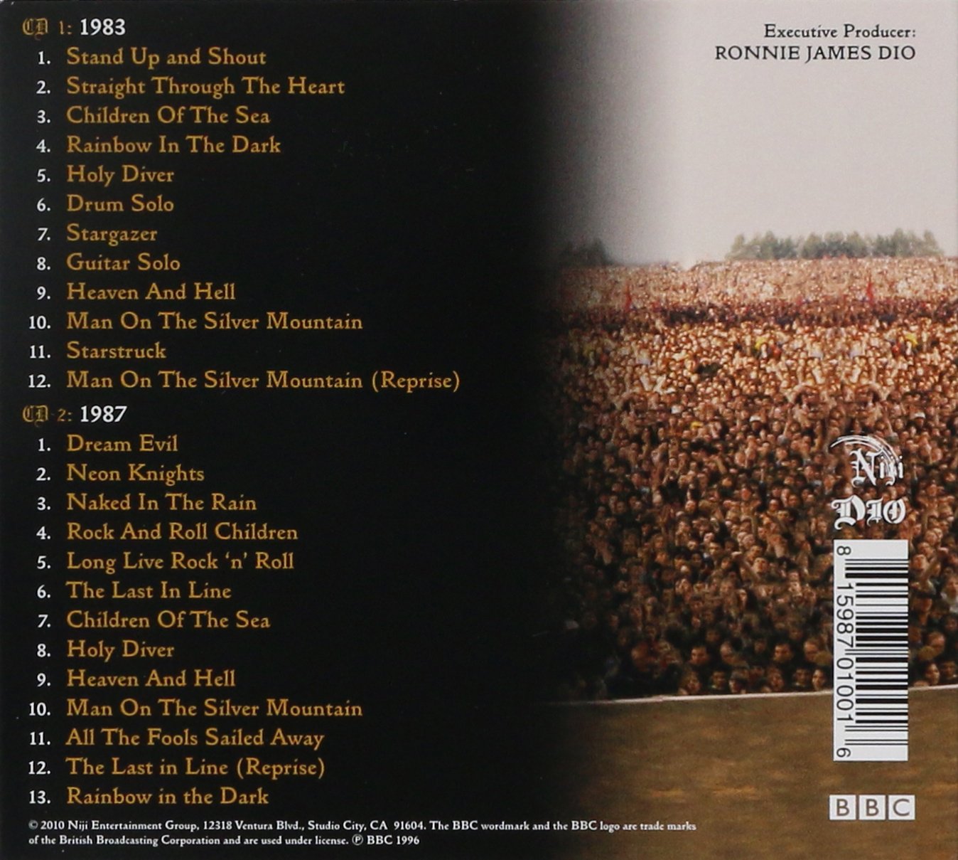 Dio At Donington Uk: Live 1983 & 1987