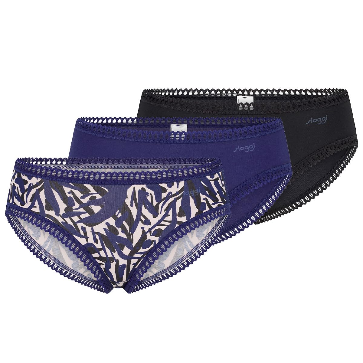 Sloggi Women's Bleu Panties Go Crush Hipster (X3)