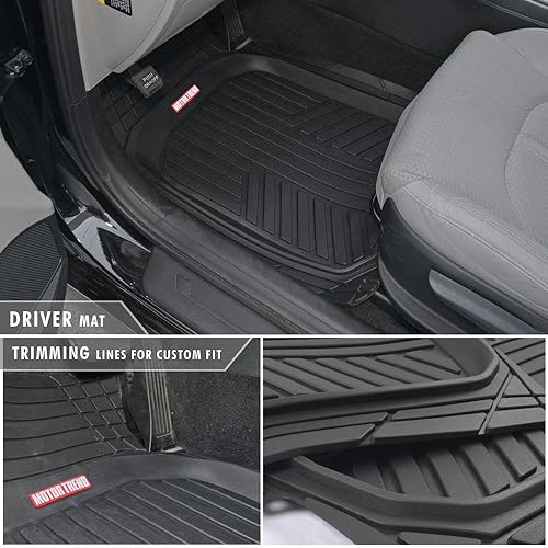 Miniatura 6 de BDK FlexTough - Alfombrillas de goma resistentes para coche, SUV, camión y furgoneta, protección contra todo tipo de clima, sin olor