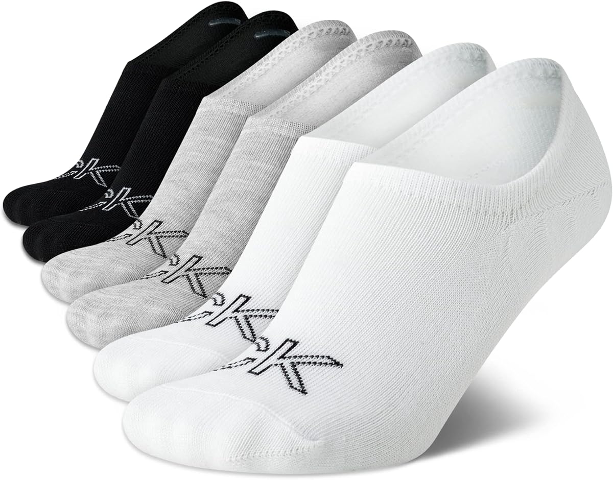 Womens 6 Pack Lightweight Cotton Invisible Liner Socks