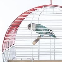 Vista 5 de Prevue Pet Products South Beach Dome Top Bird Jaula, Coral (SP50100)