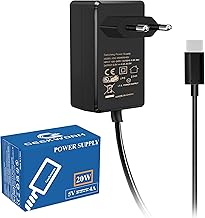 Geekworm Raspberry Pi 4 Power Supply, USB-C 5V 4A 20W Power Adapter Charging for Raspberry Pi 4 Model B 8GB / 4GB / 2GB / NASPi / X735 / X708 / X728 / X630 / Pi 400 / Orange Pi 5 / 5B / 5 Plus