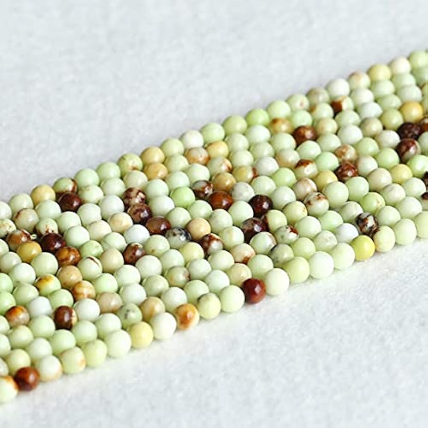 Turquoise australienne 4mm LKBEADS perles rondes en pierre naturelle