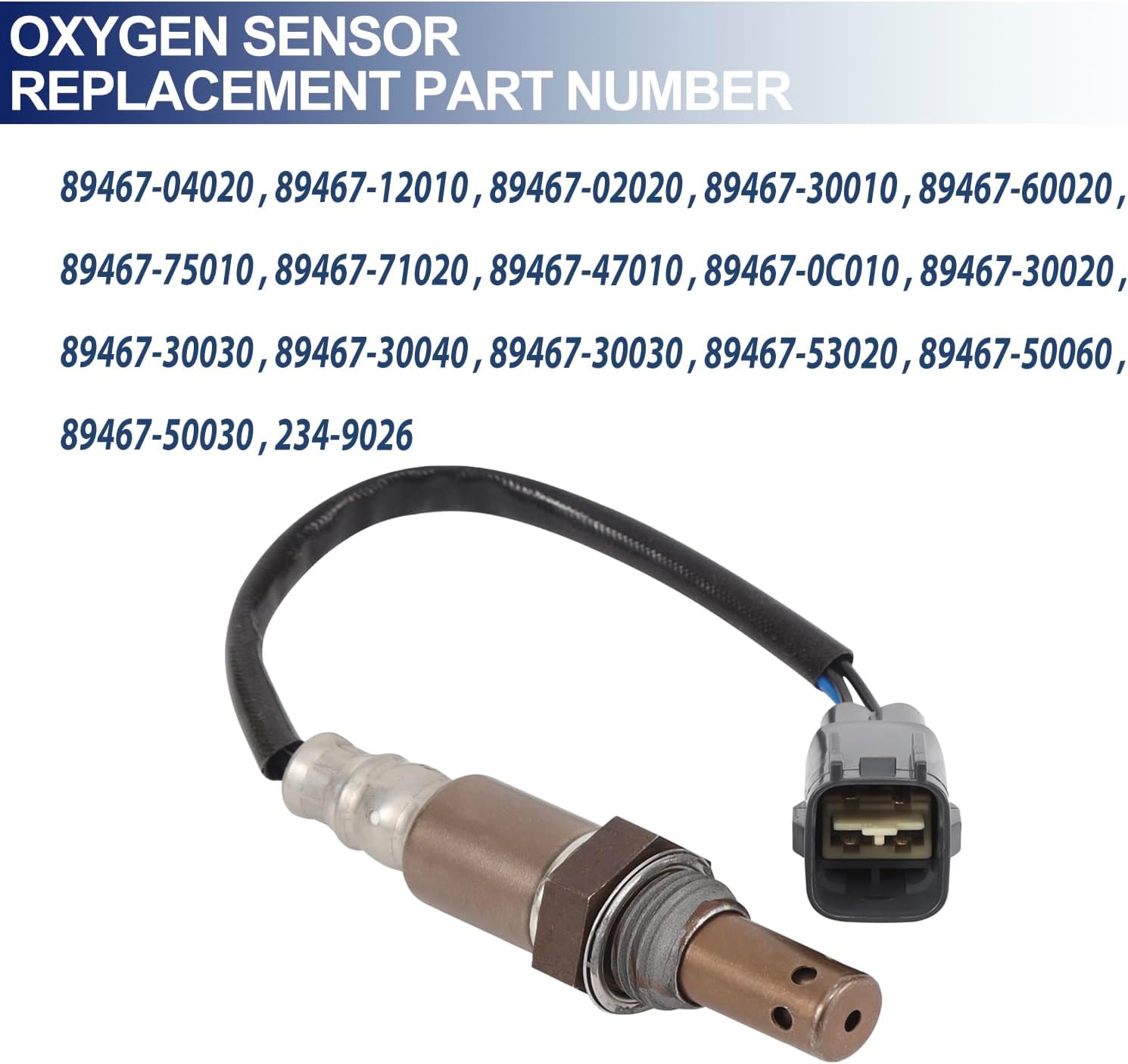 O2 Oxygen Sensor Upstream for Toyota 4Runner FJ Cruiser Land Cruiser Sequoia Tacoma Tundra 05-13, for Lexus GS300 GS350 GS450h GX460 GX470 IS250 IS350 LS460 LS600h LX470 LX570, Replace 234-9051 1Pc