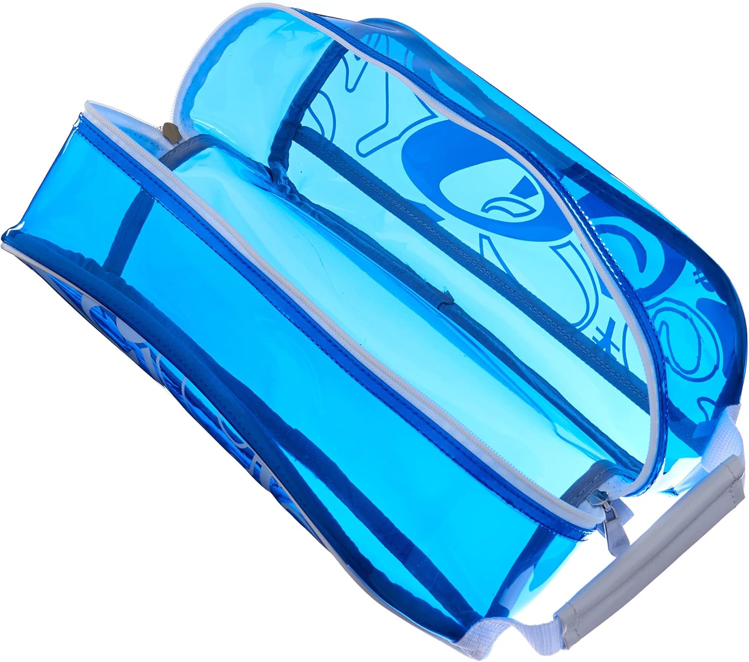 フランク三浦 スケルトン キャディバッグ 9インチ ブルー オレンジ