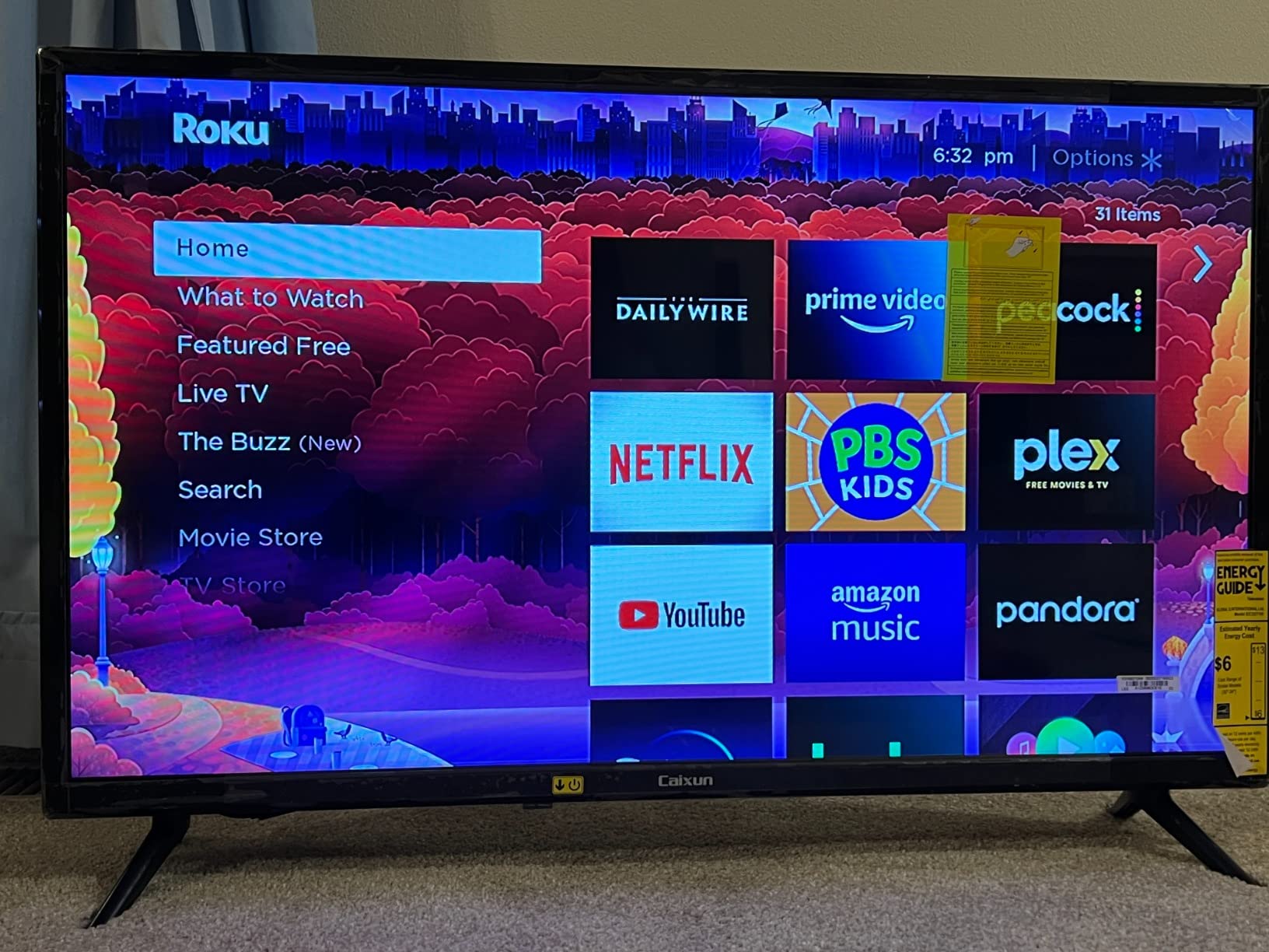 22/mo Finance Caixun EC32T1H, 32 inch HD 720P LED TV with HDMI, USB