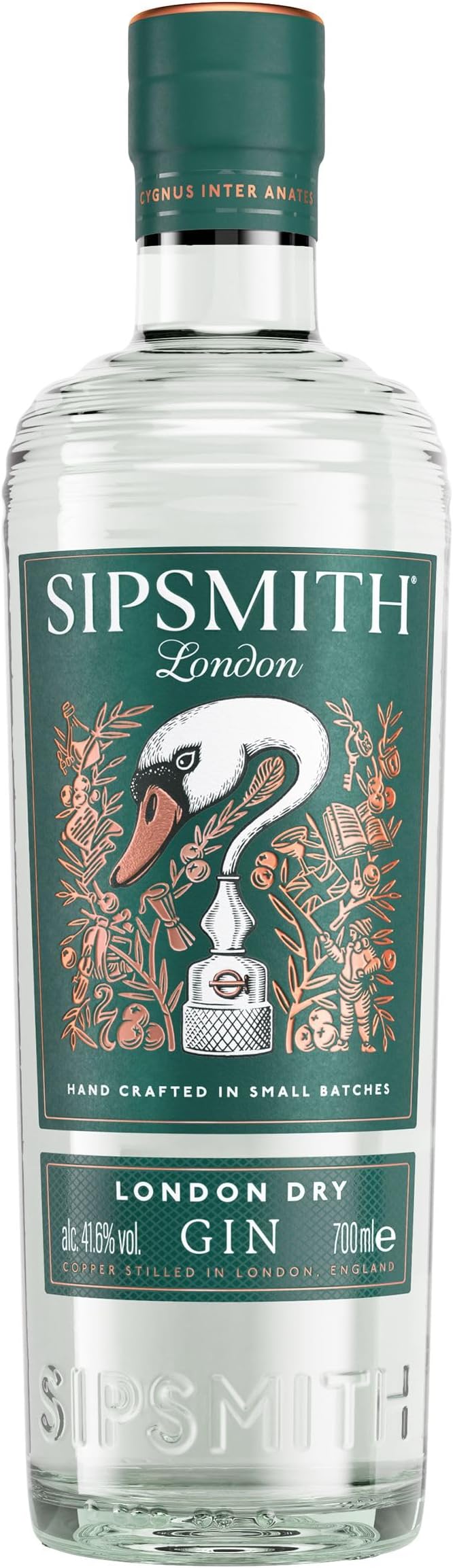 – London Dry | Made in London | Craft | Gin | Smooth | Juniper | Copper Pot Still | Classic | 41.6% ABV | 70cl