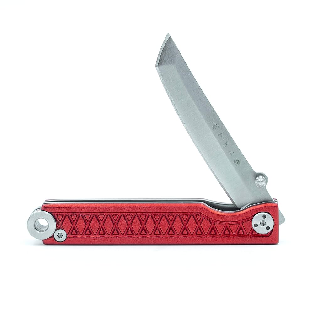 はさみ・カッター Supreme StatGear Pocket Samurai Red Amazon.com: StatGear Pocket Samurai Micro Folding Knife