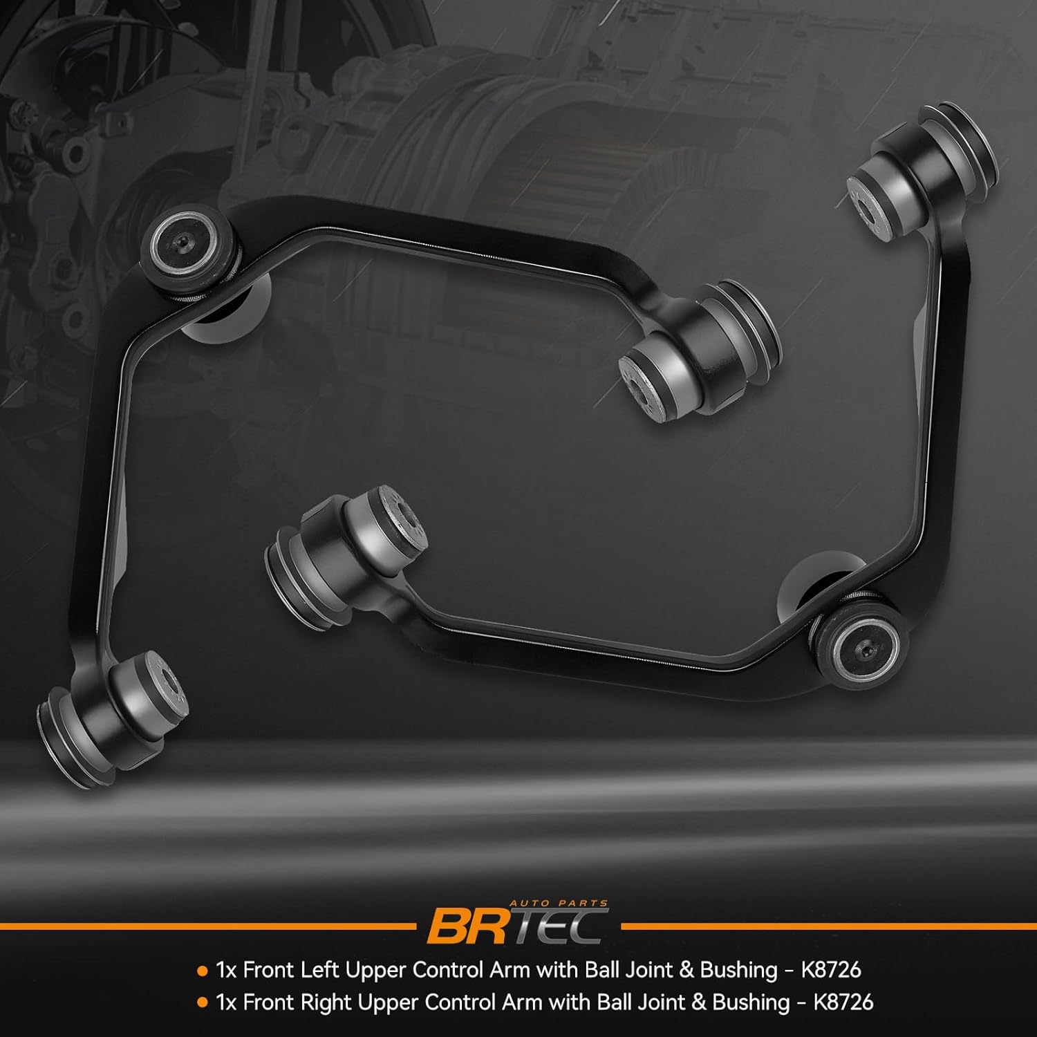 RWD 2WD Front Upper Control Arm Kit Compatible with Ford F-150 Expedition 1997-2003 - Lower Ball Joint Sway Bar K8726T K8728T K8772 K8695T