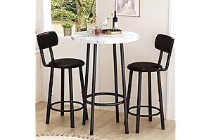 LTTROMAT Dining Table Set: 3-Piece Kitchen Classic