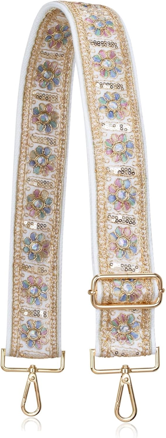 Stylish Lace Embroidery Guitar Strap for Fashion Lovers