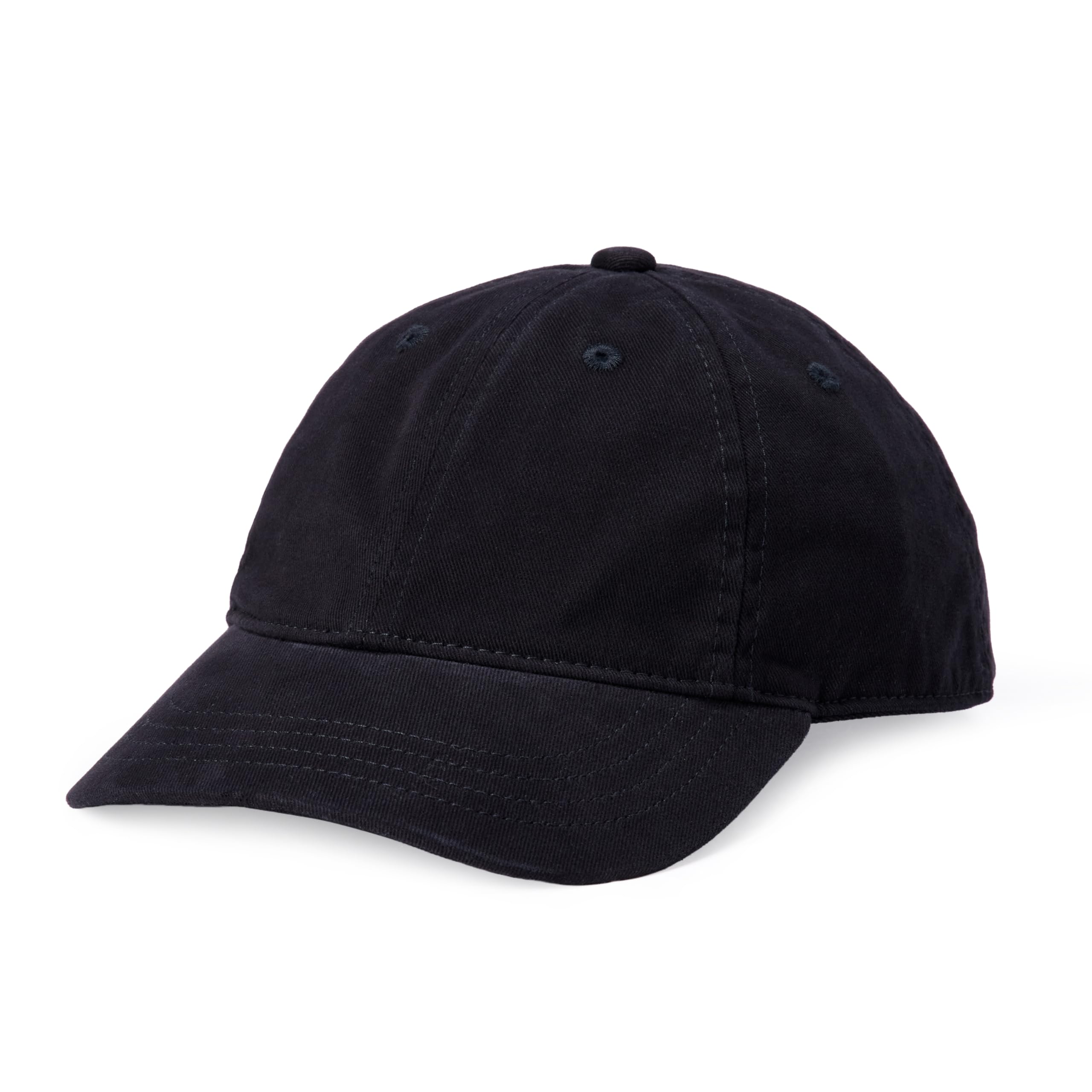 Amazon Essentials Unisex niños Washed Cotton Baseball Cap M-L Negro