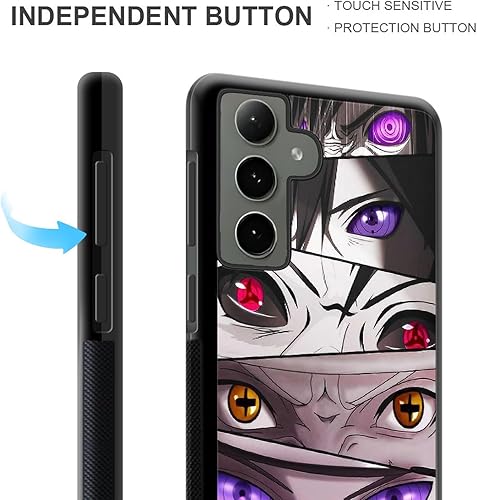 Miniatura 2 de CARLOCA Funda compatible con Samsung Galaxy S24 Plus, diseño de dibujos animados de 15 patrones, a prueba de golpes, acrílico resistente a los