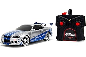 Jada Toys Fast & Furious Nissan GT-R R34 Remote Control Car