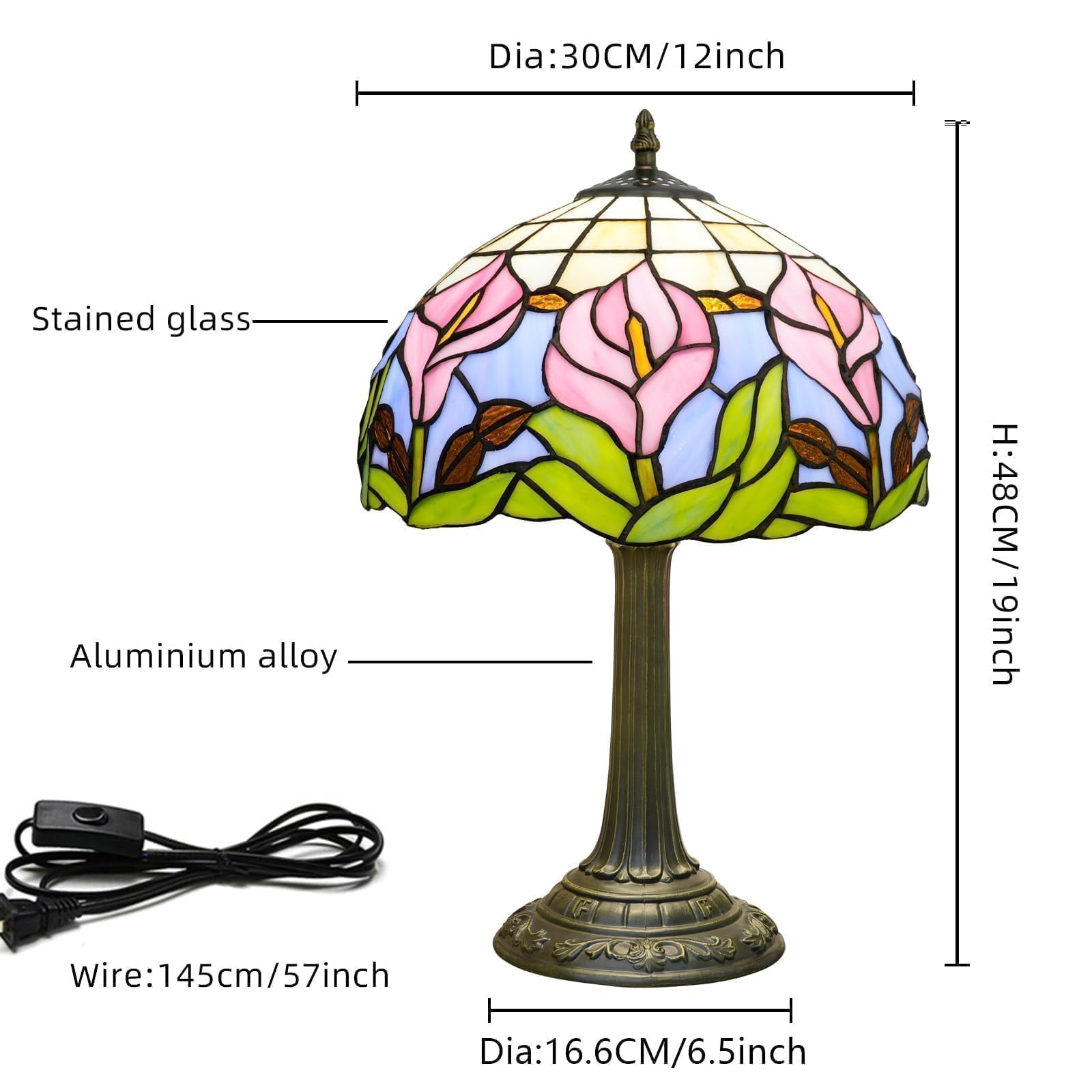 Große Pilz Tiffany Lampe Aus Handgefertigtem Buntglas Im Gemütlichen Dorf Stil Dekorative Tisch Und Nachtlampe Für Schlafzimmer Bett Wohnzimmer Büro Sowie Küche Stilvolle Weihnachtslampe Und Originell