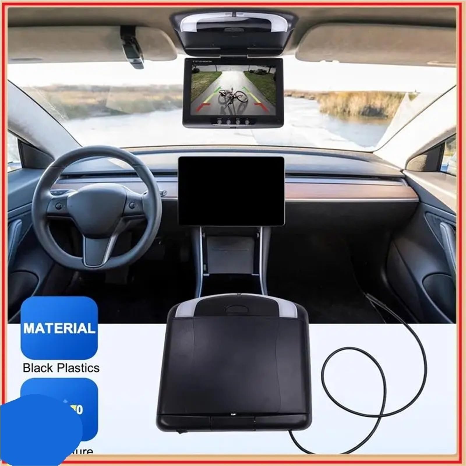 Exclusive Car Roof Monitor Lcd Flip Screen Top Multimedia Video Ceiling Roof Mounted Display, Car Ceiling Display