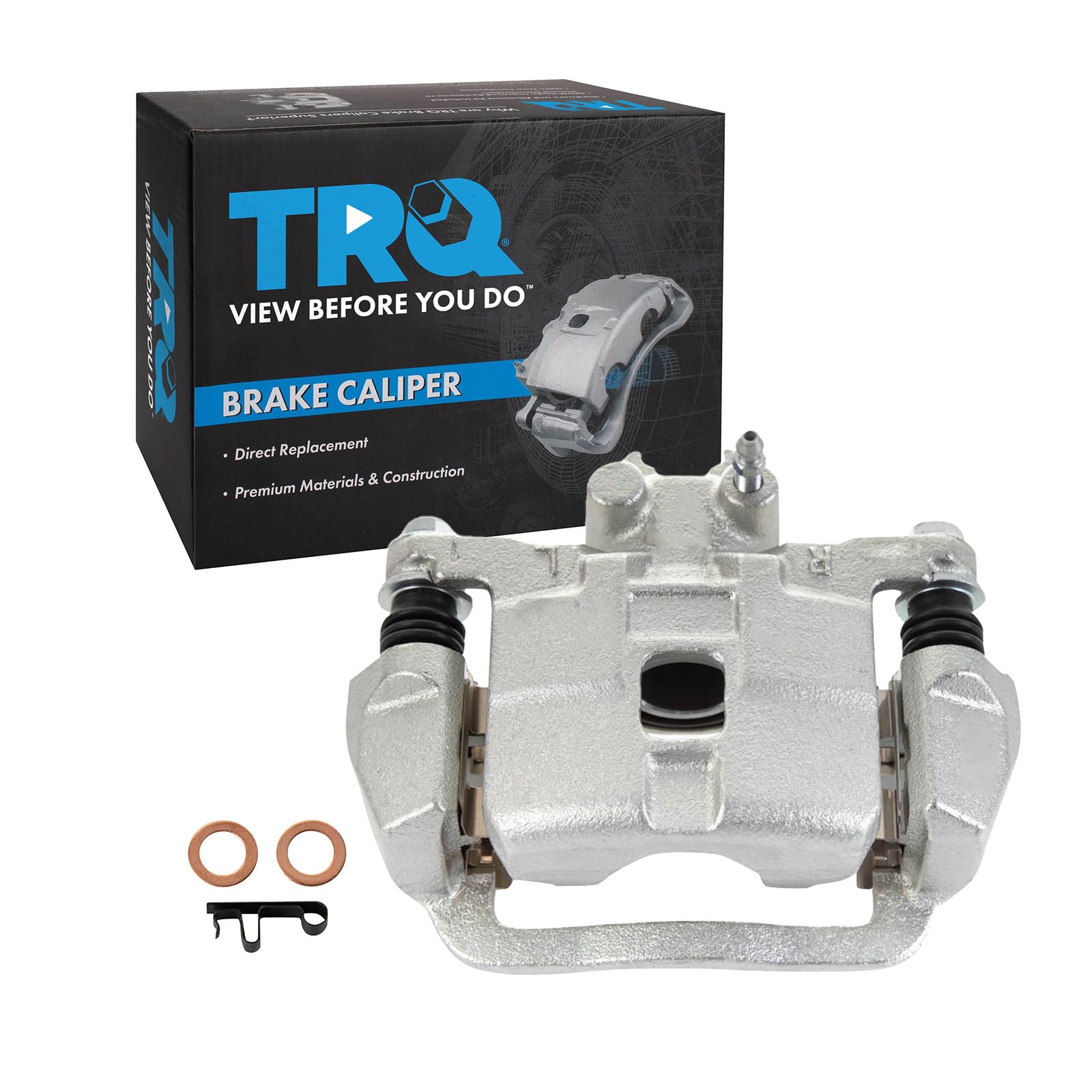 TRQ Rear Right Brake Caliper w/Bracket Passenger Side