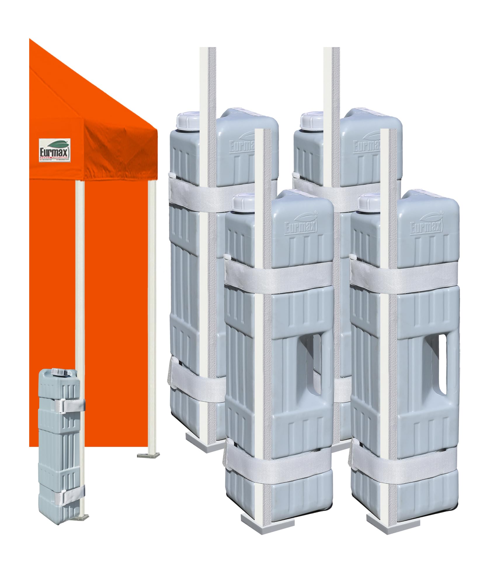 Eurmax USA Universal Upgraded Water Weight Heavy Duty Feet Leg Weights Bag Canopy Weights for Gazebo Shelter,Pop up Canopies Instant Tents(4 Pcs Weights)