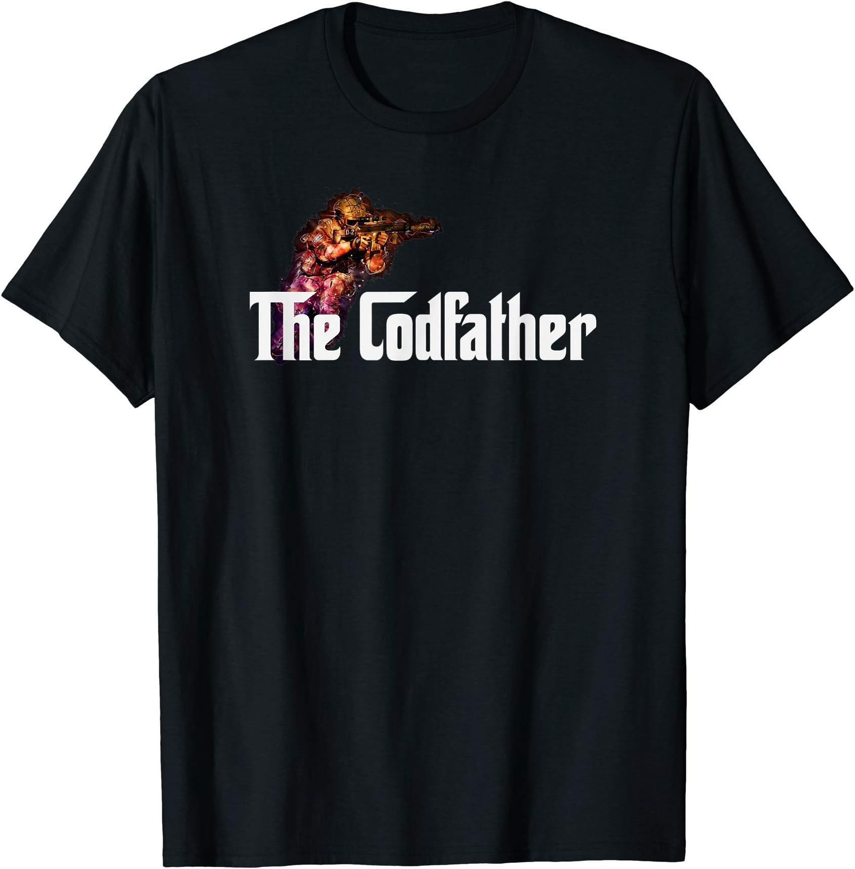 Live stream imagesThe Codfather gaming pro streamers multiplayer Team COD T-Shirt