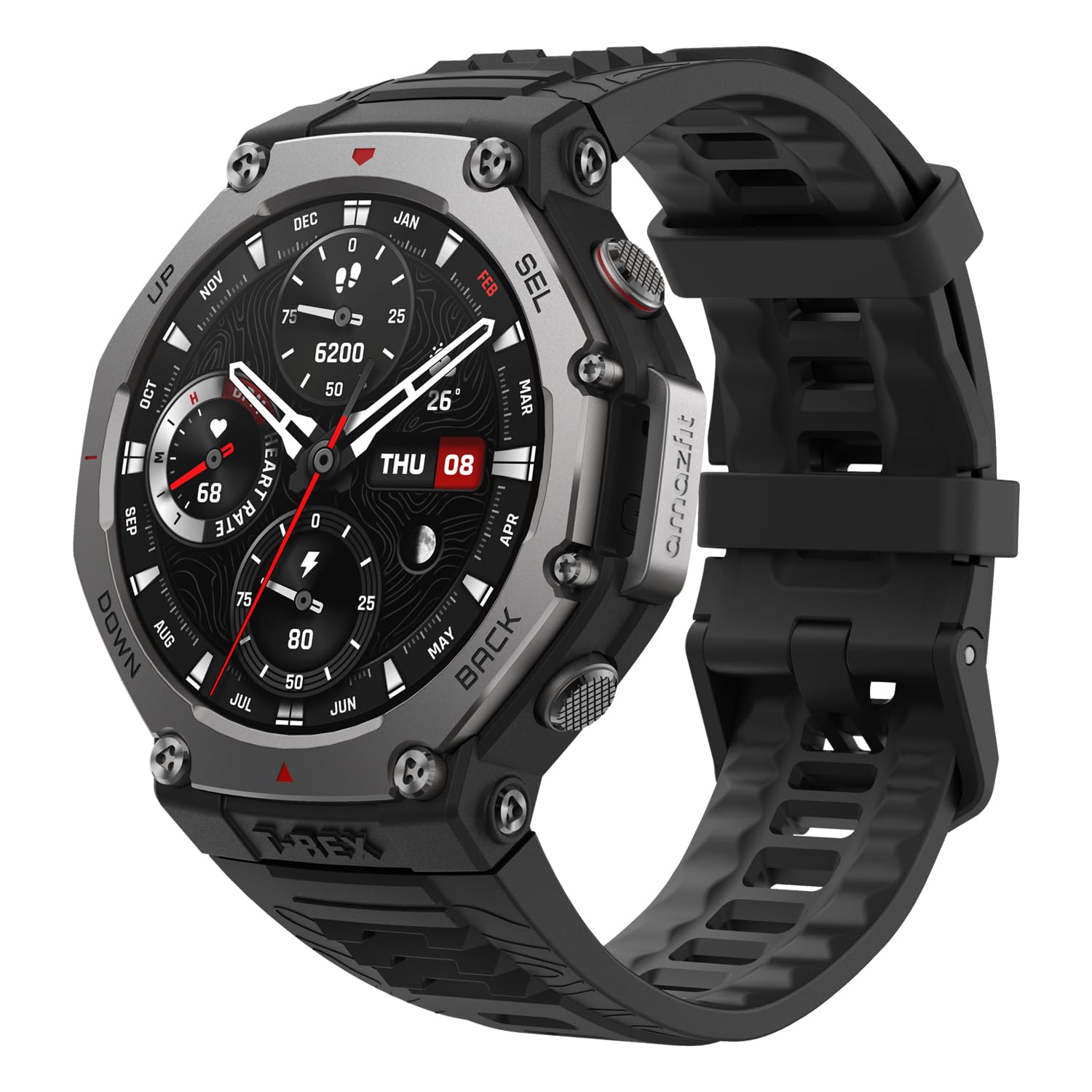 Amazfit T-Rex 3 48mm スマートウォッチ 登山 ヤマレコ ヤマ…