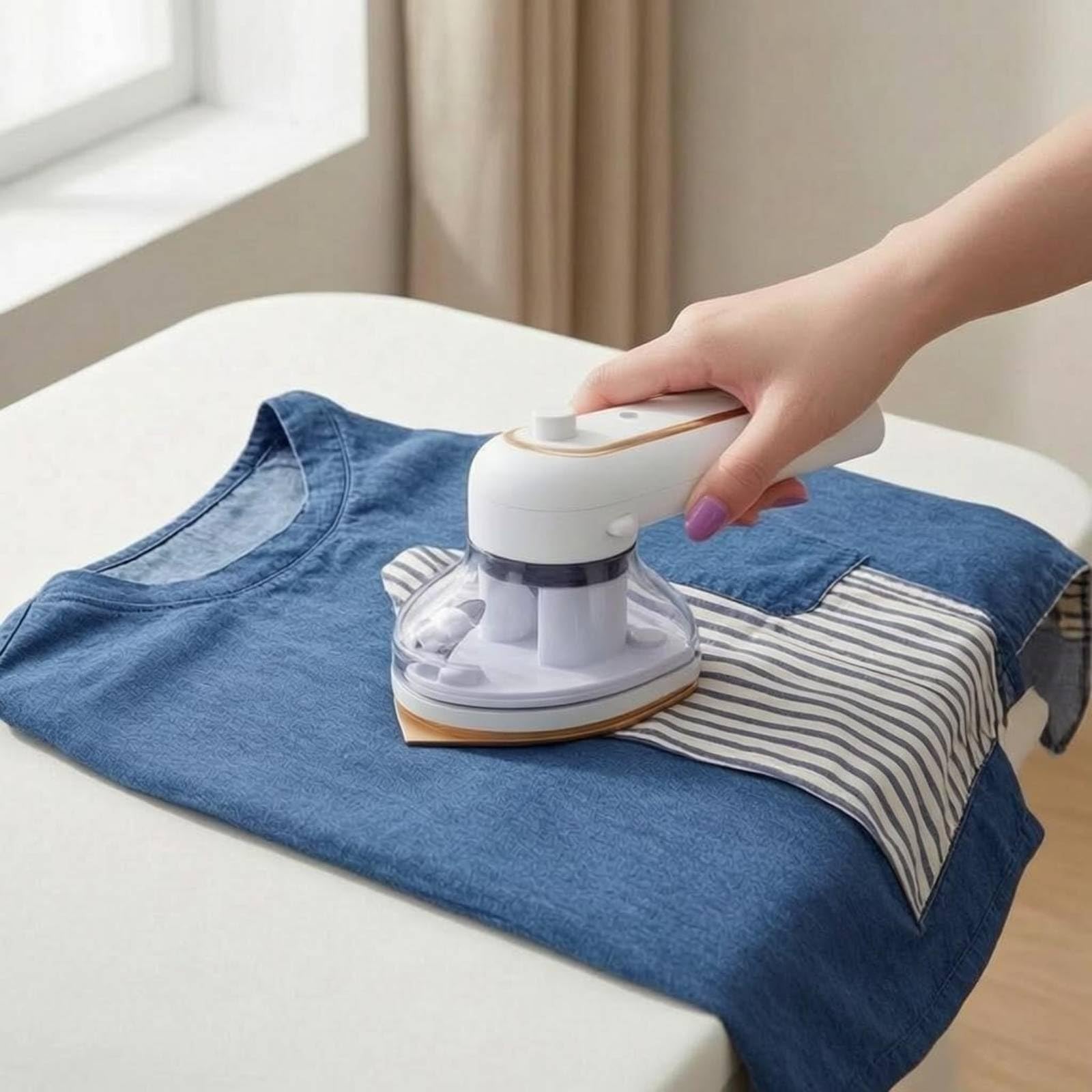 Portátil Plancha Inalámbrica de Viaje izador de Prendas Mini Plancha con Diseño Portátil y Carga USB para Camisas y Tejidos Adecuada para Salidas Reuniones Trabajo, Negro