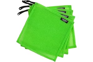 Lunatec: Odor-Free, Heavy-Duty Scrubbing Dish Cloths (4 Pack)