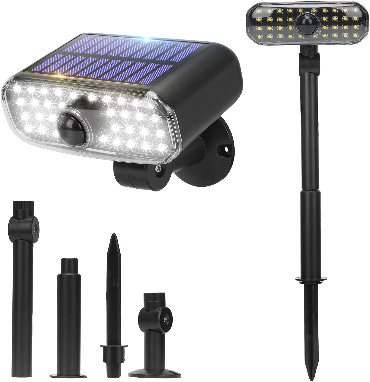 valceno Solar Pathway Lights Outdoor, 3 Modes Motion Sensor Super