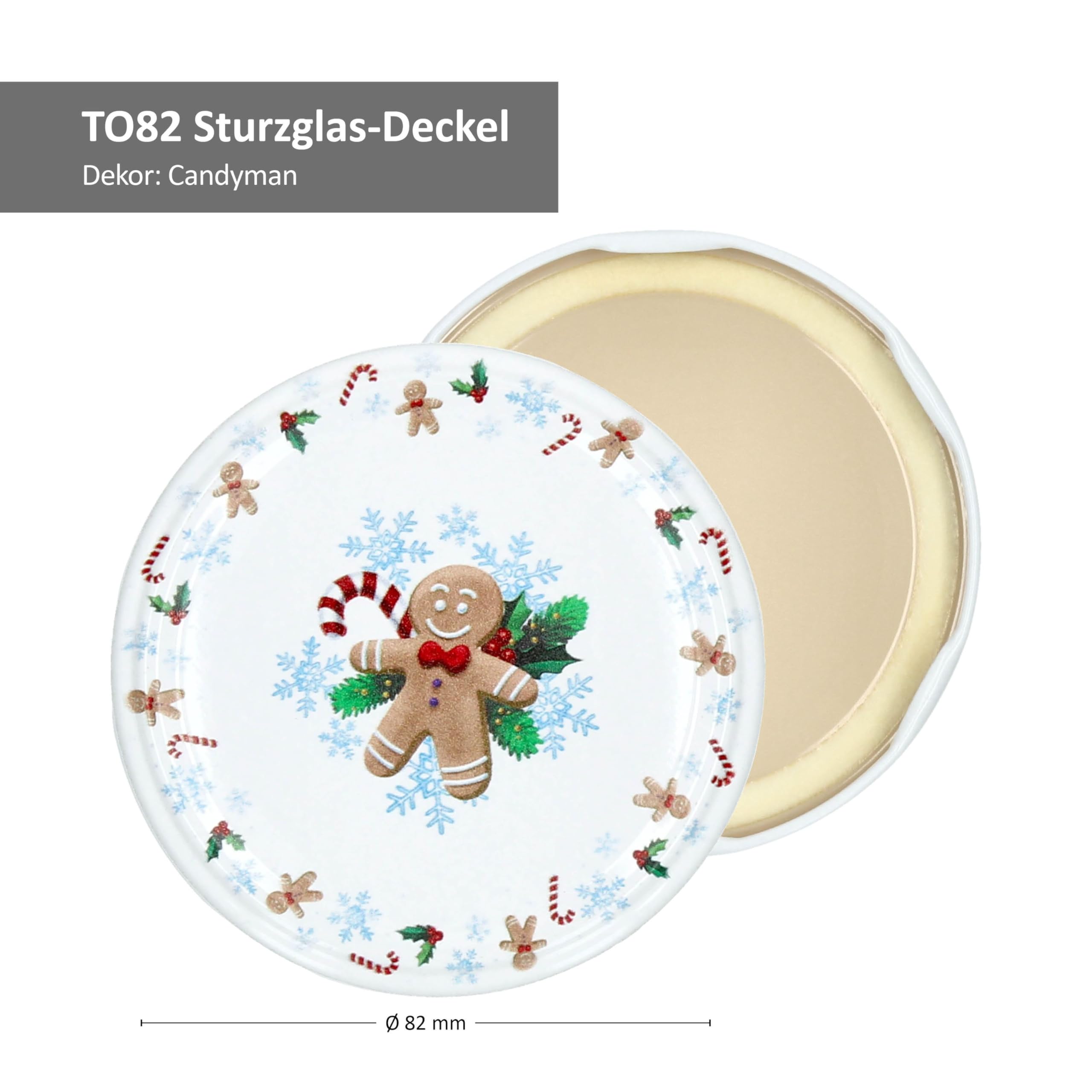MamboCat 100er Set Sturzglas 230 ml mit Twist-Off-Deckel Candyman eisblau I Einmachgläser + TO 82 Deckel + GRATIS Heft I Vorratsgläser einkochen & konservieren
