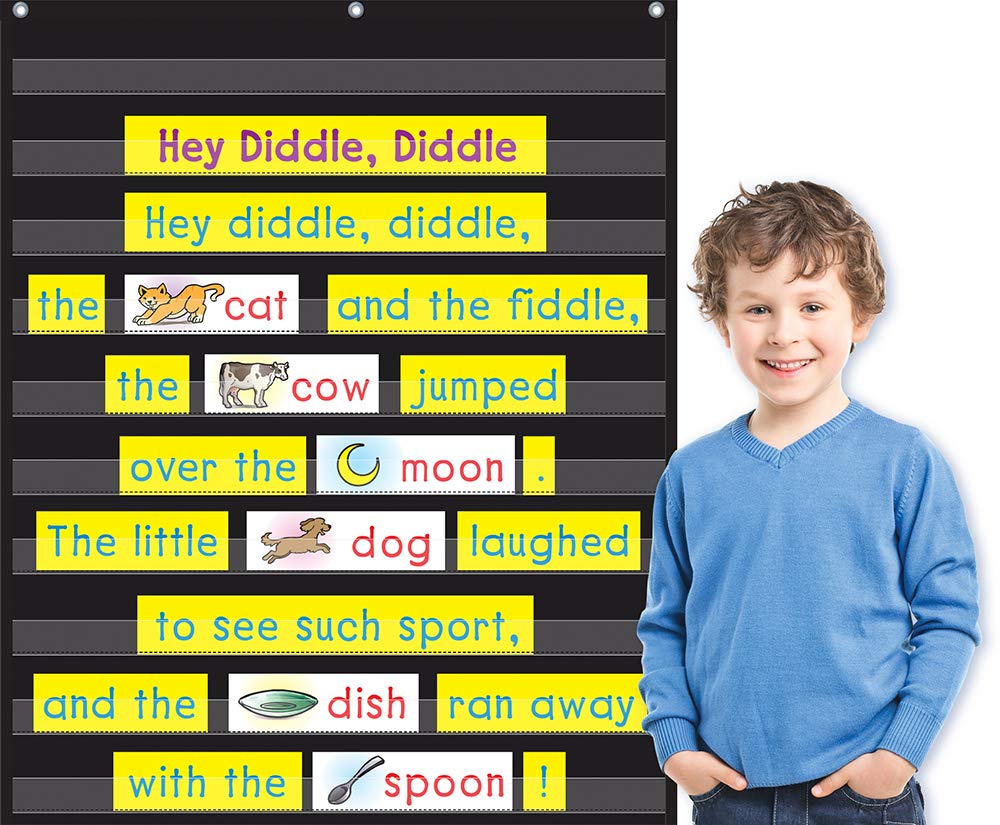 Teacher Created Resources Black 10 Pocket Chart (20744) - Image 3