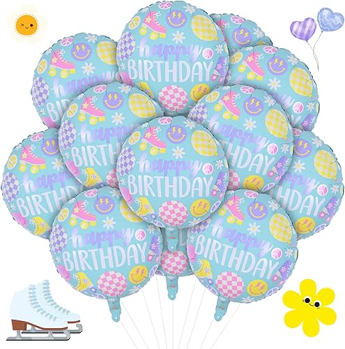 Miniatura 9 de Globos de papel de aluminio retro de 18 pulgadas para decoraciones de fiestas