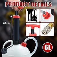 Vista 2 de Prokomon Bomba de fluido de transmisión de 6 litros; bomba de transferencia de fluido; bomba de aceite manual; herramienta de sistema de llenado