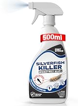 Silverfish Killer Spray 500ml – Kills on Contact – Up to 3 Months Protection | Odourless & Non-Staining | Bathrooms, Kitchens & Basements | Indoor Silverfish Treatment