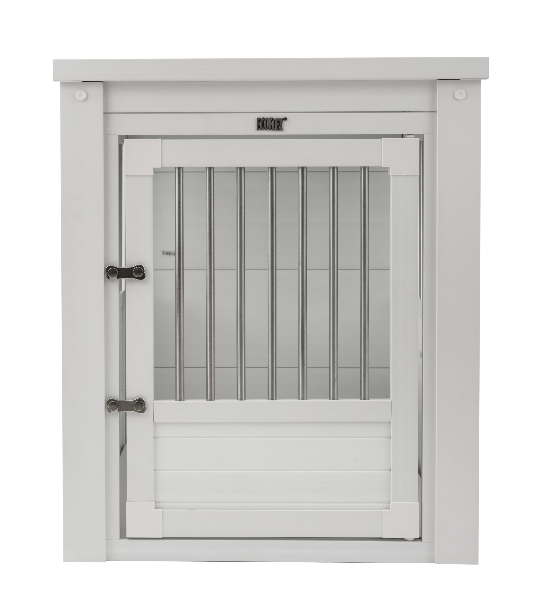 Amazon.com: New Age Pet ecoFLEX Pet Crate/End Table, Antique White