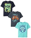 Boys' Gamer,Sports Short Sleeve Graphic T-Shirts,3 Pack