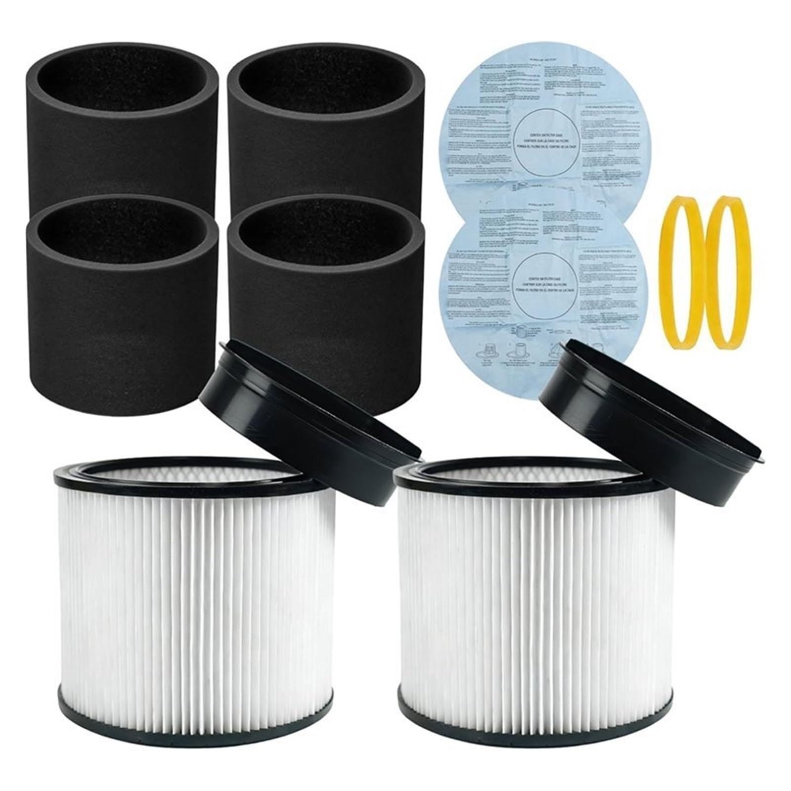 EEZII ABBZ-90304 Replacement Filter, Compatible For Shop-Vac, Filters 90585 Filter Foam
