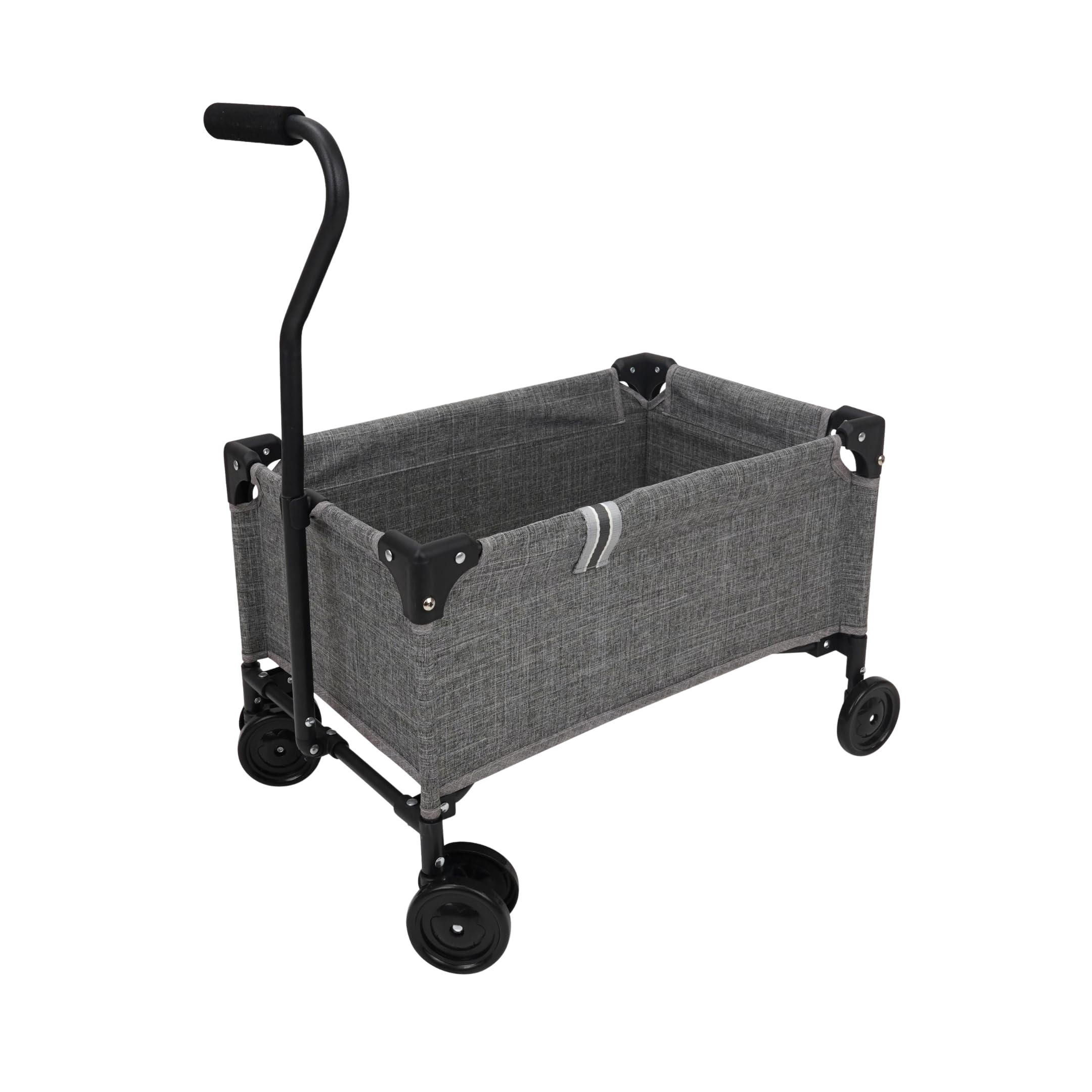 Photo 1 of 509 Crew: Little Wagon - Melange Grey - Folding Pull-Along Cart, Adjustable Handle, Canvas-Metal Frame, Transport Toys-Dolls-Stuffed Animals, Kid 3+
