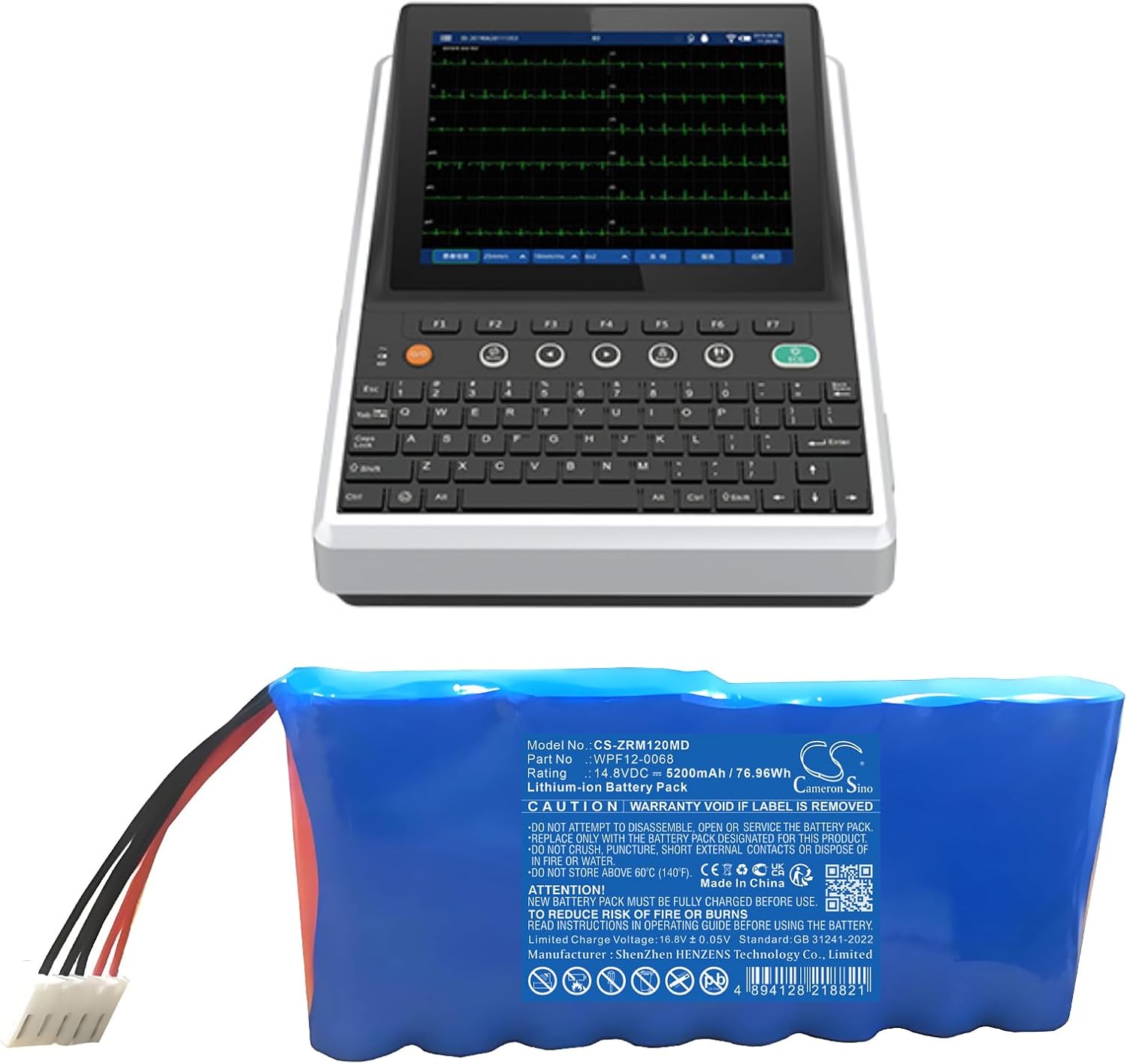 Technical Precision Replacement for Zoncare iMac 1200 Battery