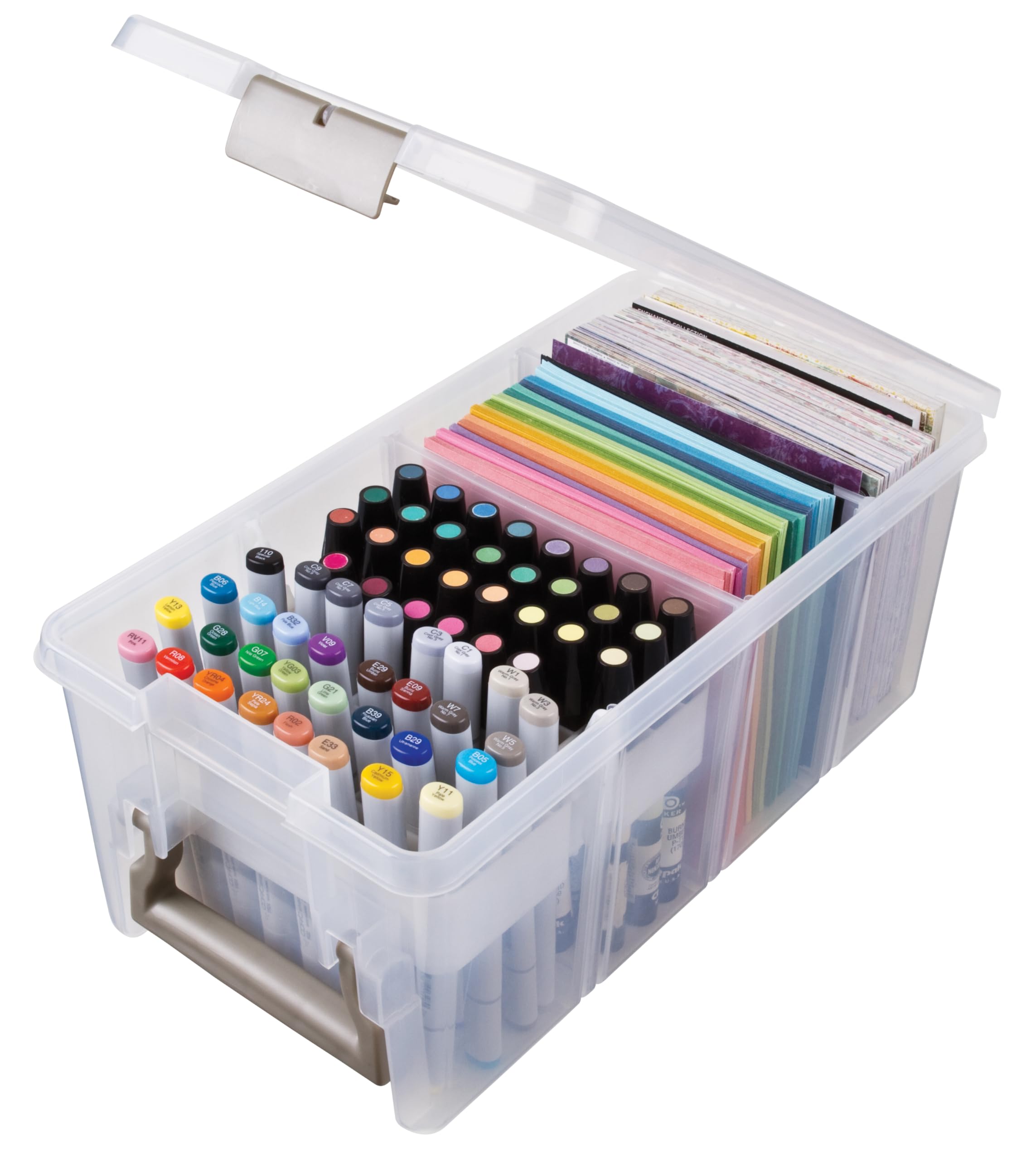 ArtBin6934AB Art & Craft Organizer [1] Plastic Storage Case Clear, Translucent, 15.25 x 8 x 6.25