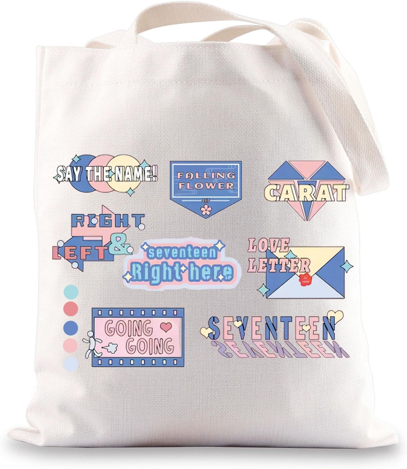 BWWKTOP K-Pop Boy Band Cosmetic Makeup Bag K-Pop Lover Gifts Music Album Inspired Gifts K Pop Band Merchandise (goinggoing TG)