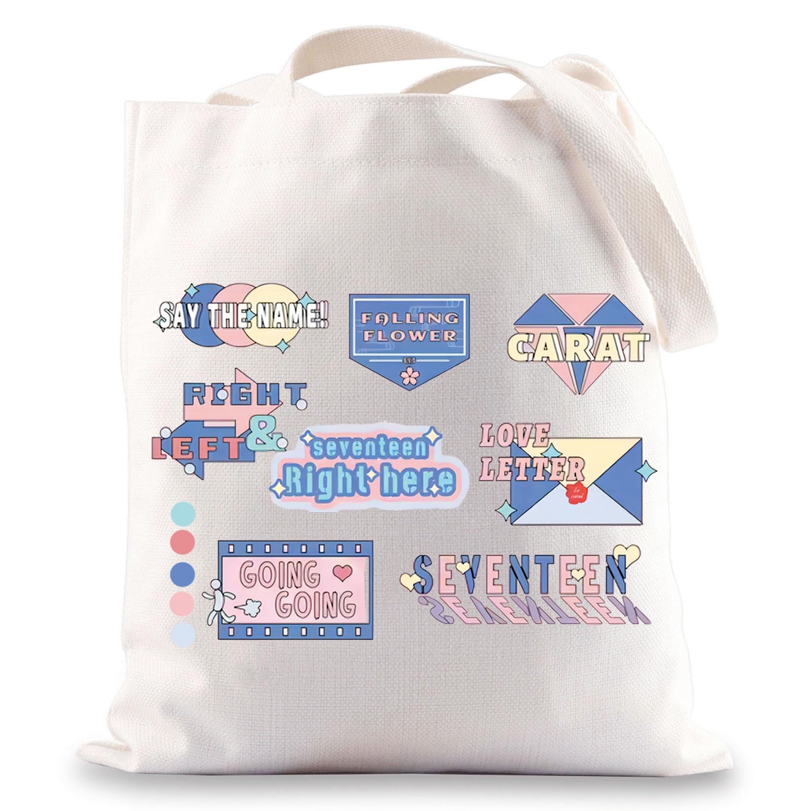 BWWKTOP K-Pop Boy Band Cosmetic Makeup Bag K-Pop Lover Gifts Music Album Inspired Gifts K Pop Band Merchandise (goinggoing TG)