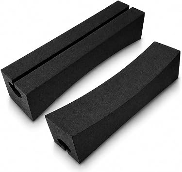 Jadeshay Car Roof Rack Pads for Surfboards, Kayaks and SUPs, Universal Soft Lightweight & Durable PE Car Top Crossbars, Easy to Install Portable Roof Racks