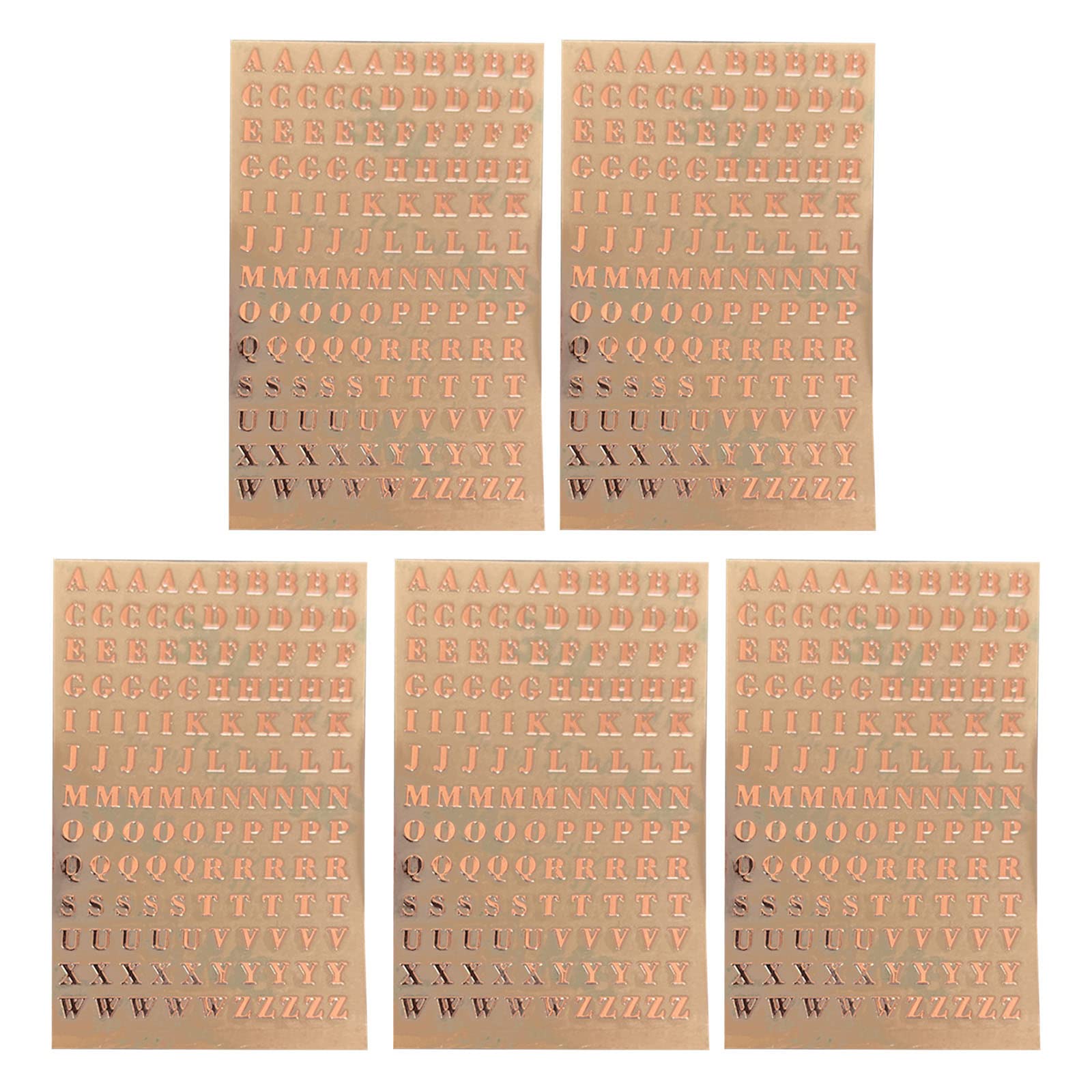 Number Stickers Letters Stickers Glitter Alloy Adhesive Letter for Epoxy Resin Casting Decor Number Letter for Mailbox