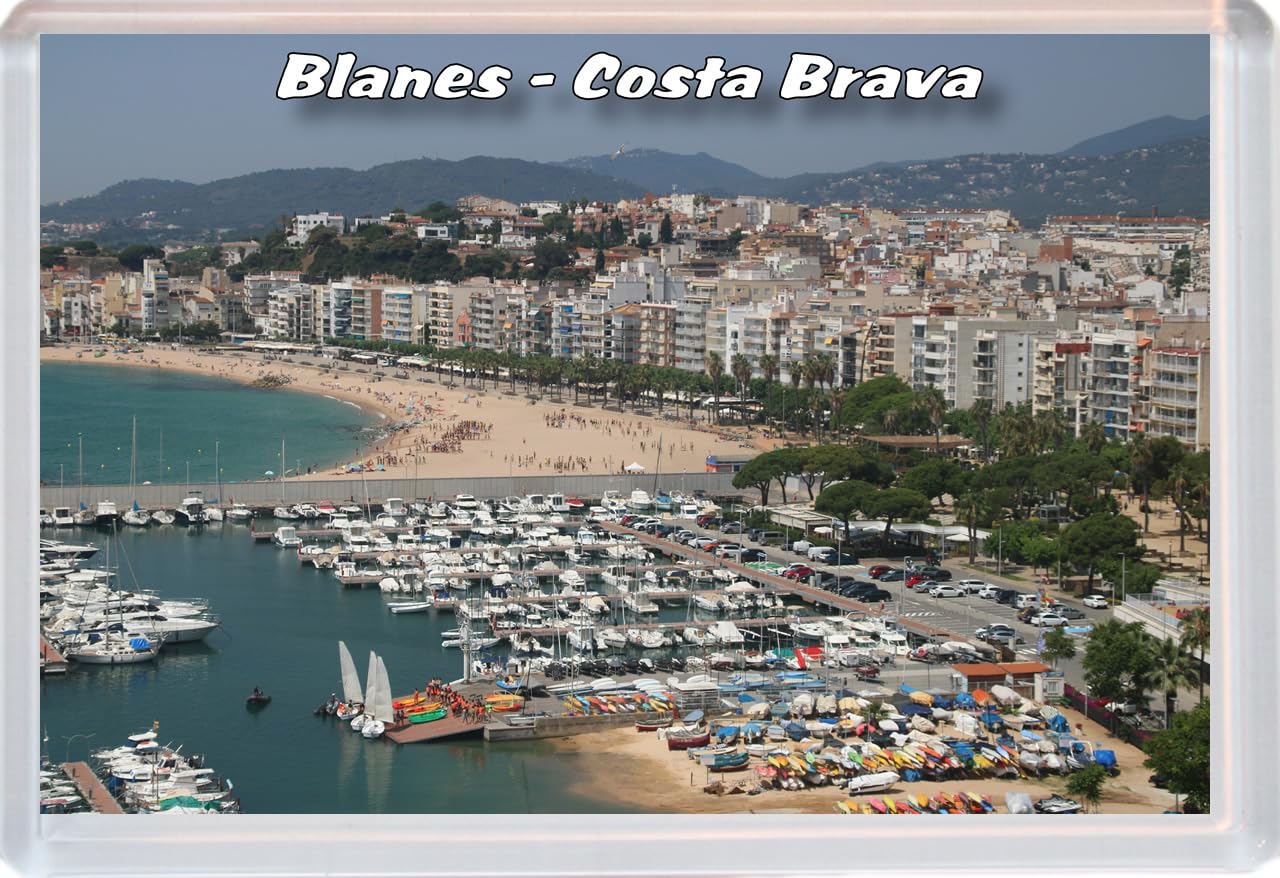 Blanes - Costa Brava - Spain - 96 x 67mm Jumbo Fridge Magnet/Magnets BBSFHM660