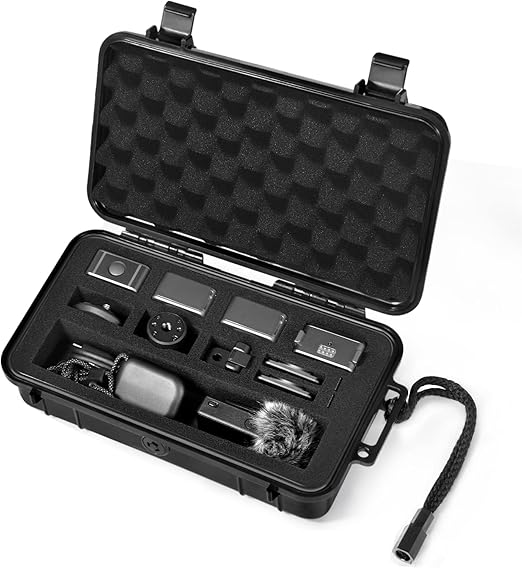 Lekufee Waterproof Hard Case Compatible with DJI Action 2 DualScreen